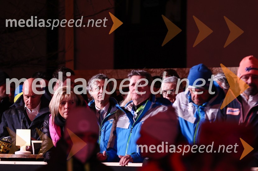 dr. Robert Golob, predsednik vlade RS;  ... 43. FIS svetovno prvenstvo v nordijskem smučanju, slovesnost ob odprtju