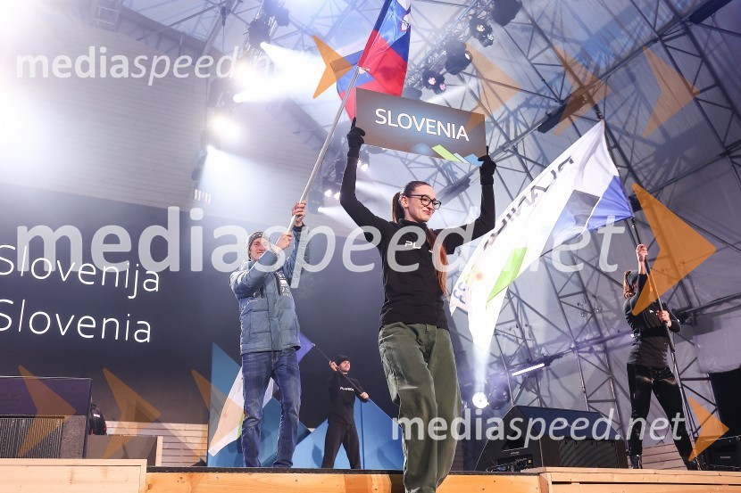  Peter  Prevc, smučarski skakalec;  ... 43. FIS svetovno prvenstvo v nordijskem smučanju, slovesnost ob odprtju