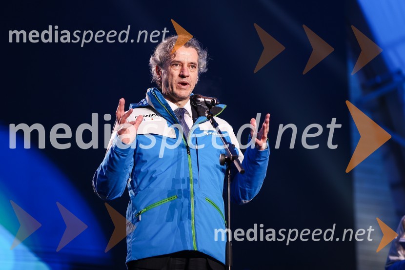 dr. Robert Golob, predsednik vlade RS43. FIS svetovno prvenstvo v nordijskem smučanju, slovesnost ob odprtju