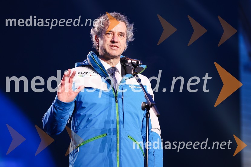 dr. Robert Golob, predsednik vlade RS43. FIS svetovno prvenstvo v nordijskem smučanju, slovesnost ob odprtju