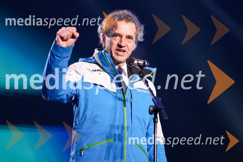 dr. Robert Golob, predsednik vlade RS43. FIS svetovno prvenstvo v nordijskem smučanju, slovesnost ob odprtju