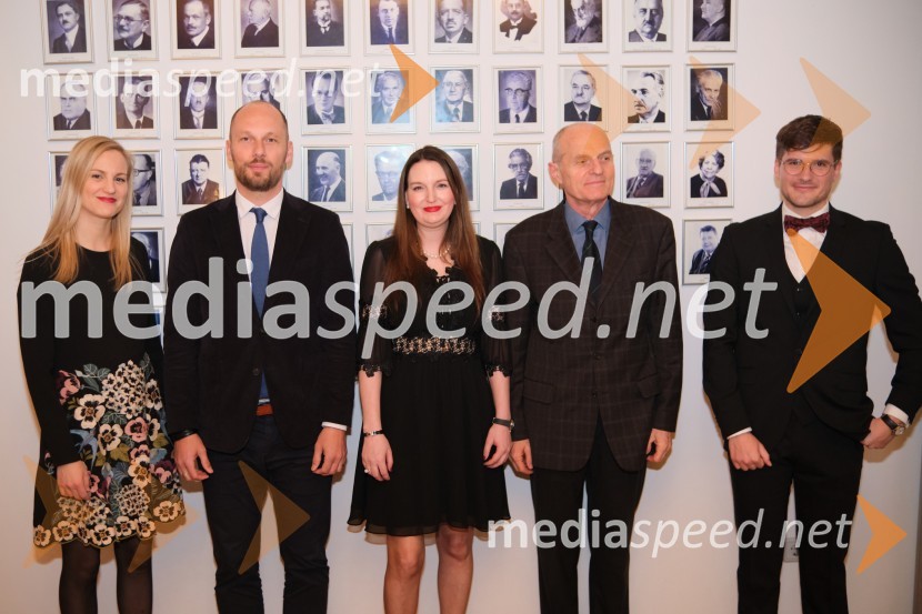  Katarina Mervič, Odvetniška pisarna Senica & partnerji, d.o.o; prof. dr.  Saša Zagorc, dekan Pravne fakultete Univerze v Ljubljani;  Maruša Senica, Odvetniška pisarna Senica & partnerji, d.o.o; prof. dr. Janez Kranjc, pravnik;  Matija Urankar, Odvetniška pisarna Senica & partnerji, d.o.oSrečanje Alumni kluba Fundacije Parus