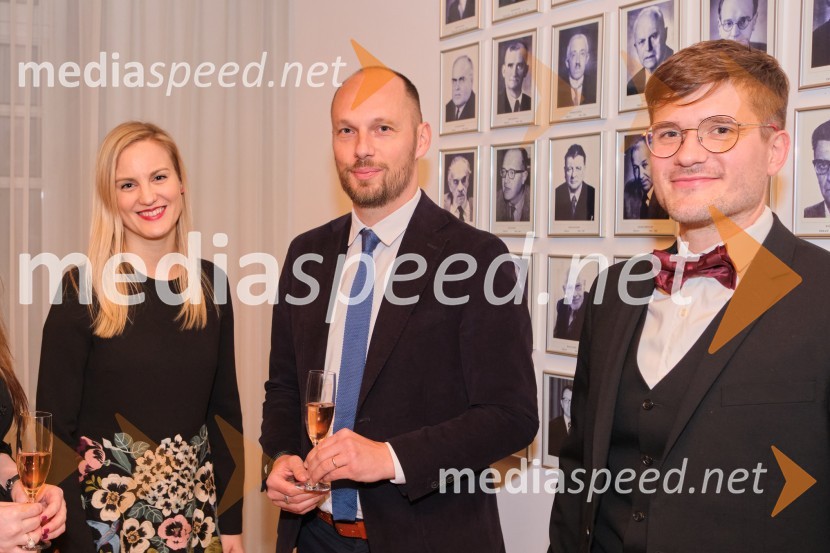  Katarina Mervič, Odvetniška pisarna Senica & partnerji, d.o.o; prof. dr.  Saša Zagorc, dekan Pravne fakultete Univerze v Ljubljani;  Matija Urankar, Odvetniška pisarna Senica & partnerji, d.o.oSrečanje Alumni kluba Fundacije Parus