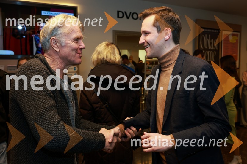  Branko Završan, igralec;  Matija Kovač, župan, MO Celje31. Dnevi Komedije v Celju, otvoritev festivala s predstavo Nikoli ni prepozno