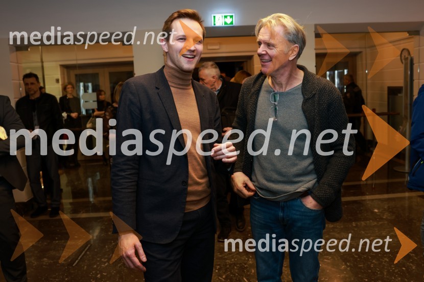  Matija Kovač, župan, MO Celje;  Branko Završan, igralec31. Dnevi Komedije v Celju, otvoritev festivala s predstavo Nikoli ni prepozno