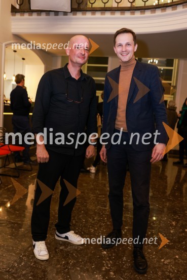  Miha Golob, upravnik in umetniški vodja, SLG Celje;  Matija Kovač, župan, MO Celje31. Dnevi Komedije v Celju, otvoritev festivala s predstavo Nikoli ni prepozno