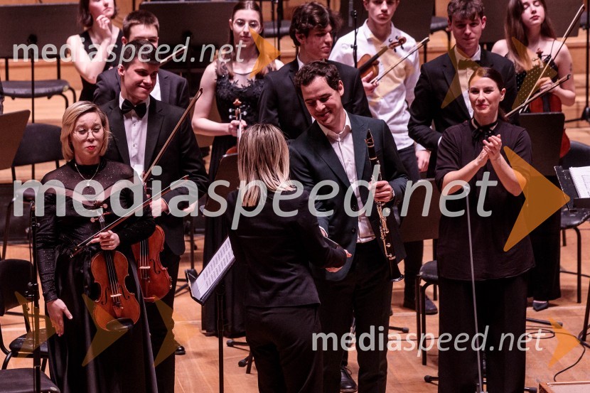  ... ;   Arthur Stockel, klarinet;  Živa Ploj Peršuh, dirigentkaSlovenski mladinski orkester, 6. zimski festival 2023