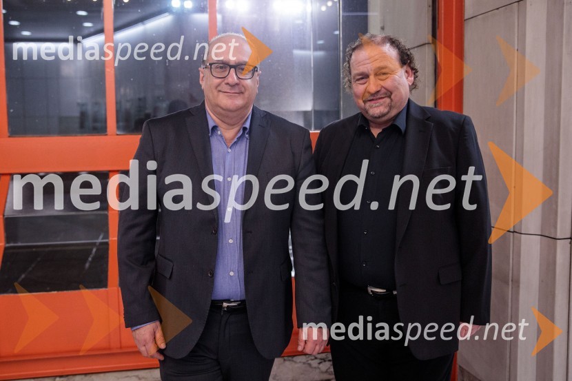  Epifanio Comis, pianist;  Darko  Brlek, direktor in umetniški vodja, Festival LjubljanaSlovenski mladinski orkester, 6. zimski festival 2023