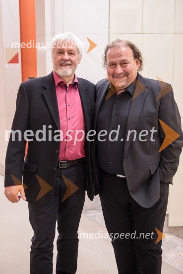  Miloš Mlejnik,  violončelist in pedagog;  Darko  Brlek, direktor in umetniški vodja, Festival LjubljanaSlovenski mladinski orkester, 6. zimski festival 2023