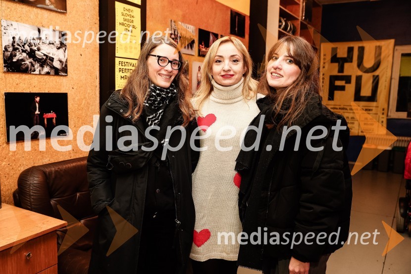  Urška Brodar, dramaturginja, Slovensko mladinsko gledališče;  Tina Dobnik, producentka MASKA;  Mojca Madon, režiserkaSpolna vzgoja II: Zmožnost, premiera, Nova Pošta, SMG Ljubljana