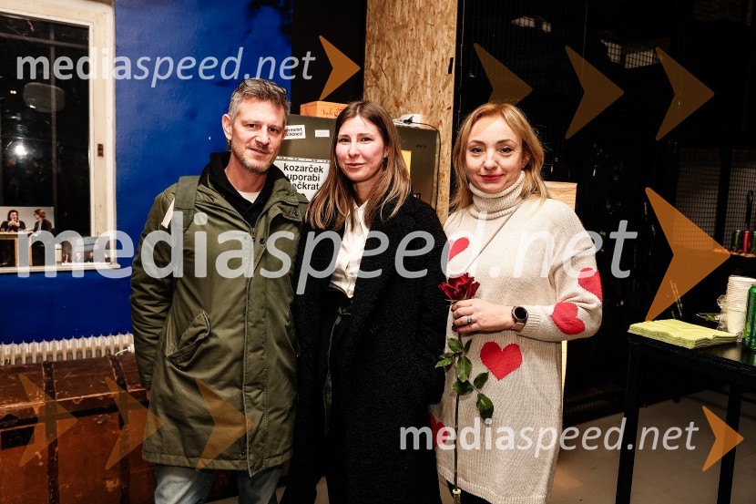  Tibor Mihelič Syed, direktor, Slovensko mladinsko gledališče;  Alja Lobnik, direktorica, Zavod Maska;  Tina Dobnik, producentka MASKASpolna vzgoja II: Zmožnost, premiera, Nova Pošta, SMG Ljubljana