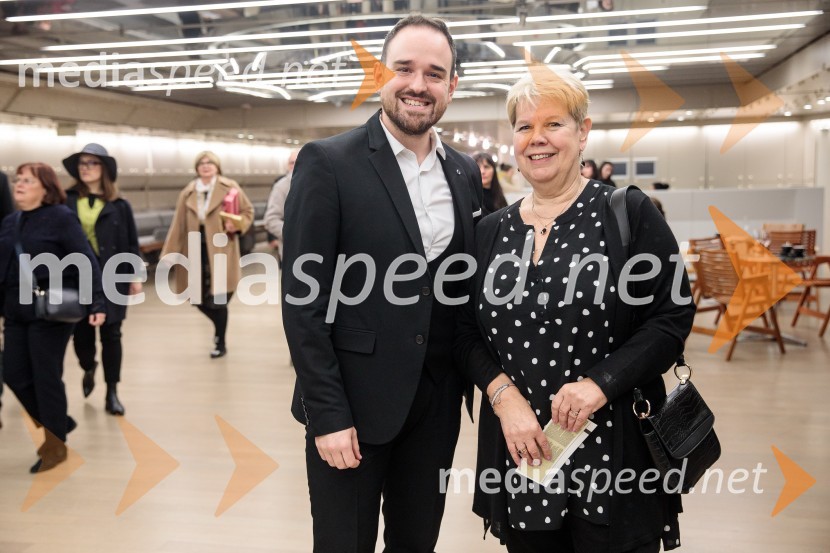  Žiga Lakner, pevec;  Irena  Butoln, germanistkaH. Berlioz: Rekviem, 6. Zimski festival 2023