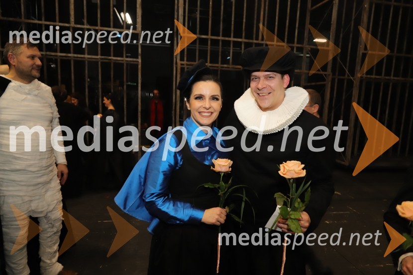  Valentina Čuden, operna pevka;  Bogdan  Stopar, operni solistDon Carlo, premiera opere v SNG Maribor