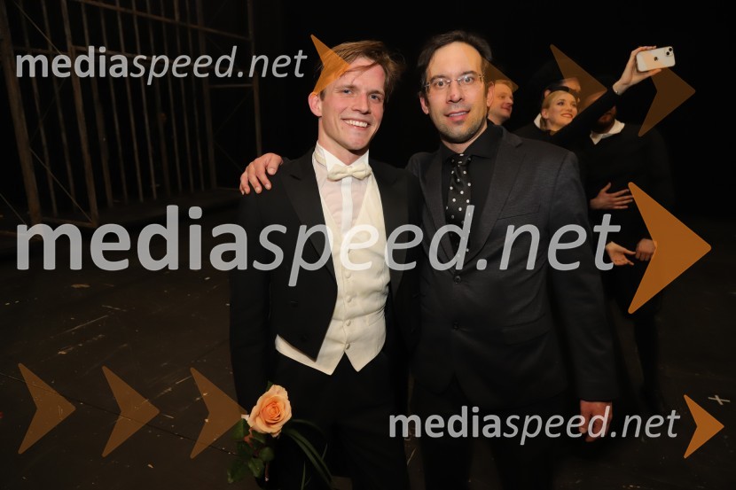  Valentin Egel, dirigent;  Simon Krečič, umetniški direktor Opere SNG MariborDon Carlo, premiera opere v SNG Maribor