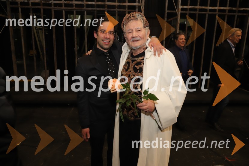  Simon Krečič, umetniški direktor Opere SNG Maribor;  Valentin Pivovarov, operni pevecDon Carlo, premiera opere v SNG Maribor