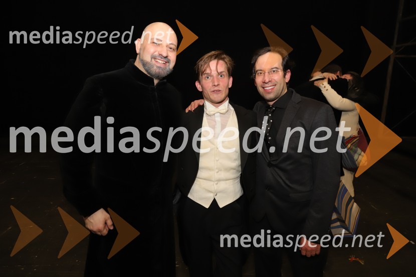  Luciano Batinić, operni pevec;  Valentin Egel, dirigent;  Simon Krečič, umetniški direktor Opere SNG MariborDon Carlo, premiera opere v SNG Maribor