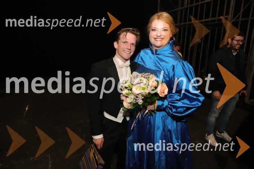  Valentin Egel, dirigent;  Rebeka Lokar, operna pevkaDon Carlo, premiera opere v SNG Maribor