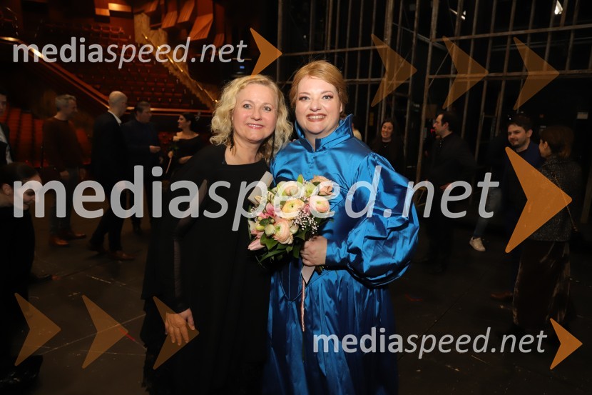  Andreja Zakonjšek Krt, sopranistka;  Rebeka Lokar, operna pevkaDon Carlo, premiera opere v SNG Maribor