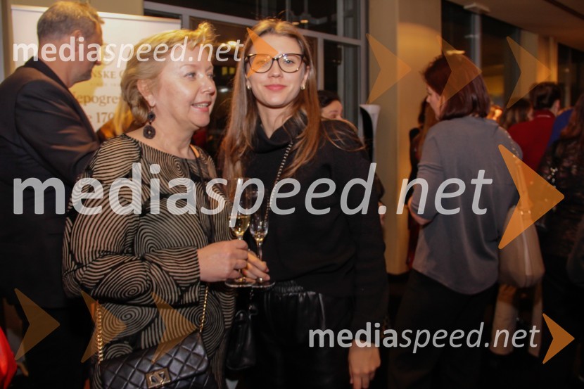   Darja  Groznik, odgovorna urednica 1. programa Radia Slovenija, predsednica ZPMS;  Ema VojeNora, premiera v MGL Ljubljana