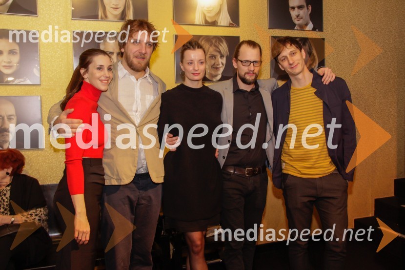  Nina Rakovec, igralka, pevka;  Matej Puc, igralec;  Ajda Smrekar, igralka;  Jernej Gašperin, igralec;  Jurij Drevenšek, igralecNora, premiera v MGL Ljubljana