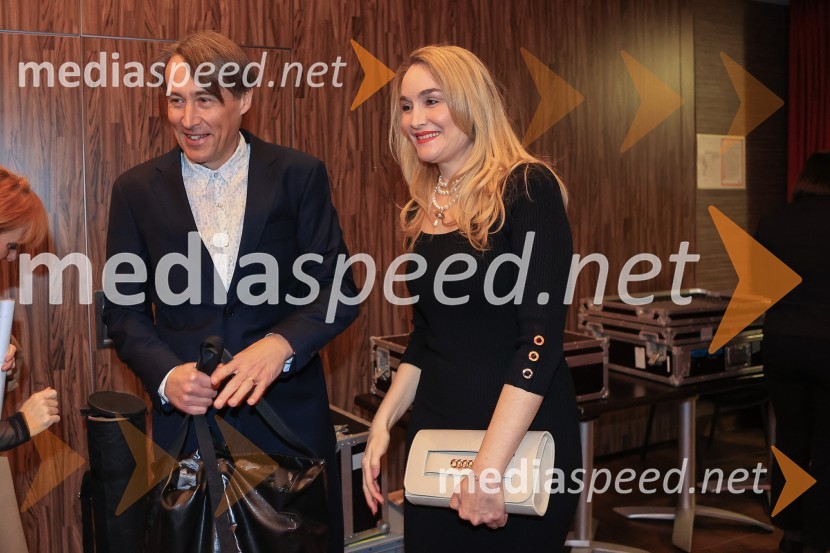  Aleš Šteger, programski direktor, Beletrina;  Maja Čander, direktorica, zavod Kreativna bazaLiterature sveta Fabula 2023, otvoritev festivala