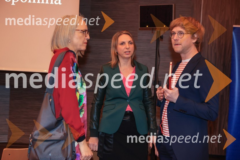  Ksenija Horvat, novinarka;  Maja Papič, vodja produkcije, Beletrina;  Aljaž Koprivnikar, umetniški vodja festivala FabulaLiterature sveta Fabula 2023, otvoritev festivala