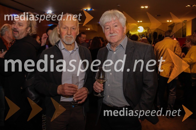  Miroslav Cerar, nekdanji gimnastičar, nekdanji predsednik Odbora za podeljevanje Bloudkovih priznanj;  Branko Soban, publicist, novinarNora, premiera v MGL Ljubljana