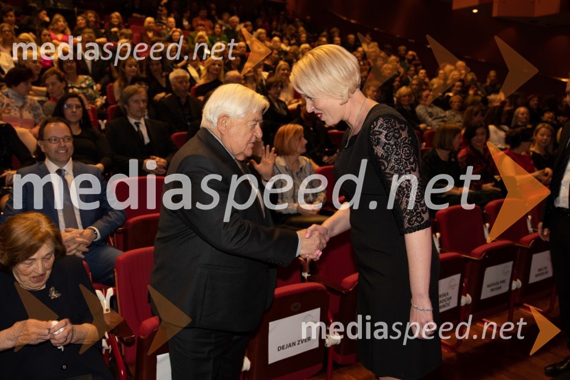  Milan Kučan, nekdanji predsednik Republike Slovenije; mag. Urška Klakočar Zupančič, predsednica Državnega zbora RS, podpredsednica, Gibanje SvobodaSlovenka leta 2023 je igralka Milena Zupančič