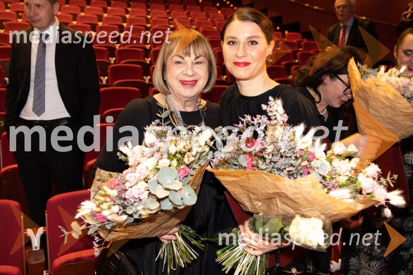  Dušanka Zabukovec, prevajalka;  Živa Ploj Peršuh, dirigentkaSlovenka leta 2023 je igralka Milena Zupančič