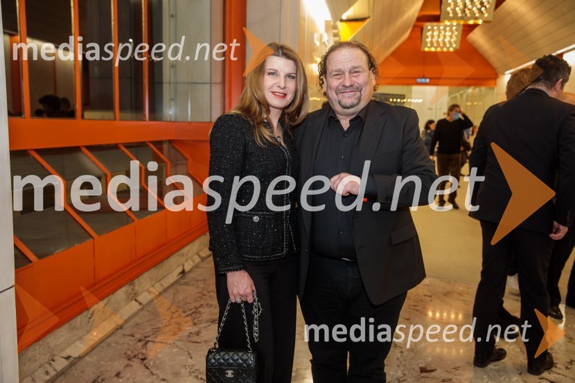  Janja Lamberger;  Darko  Brlek, direktor in umetniški vodja, Festival Ljubljana1. Finalni večer Mednarodnega klavirskega tekmovanja Festivala Ljubljana