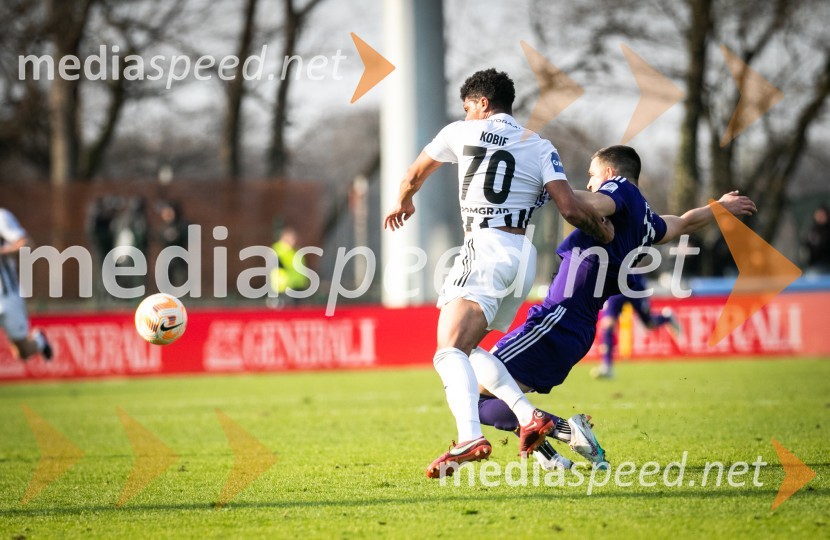  Darrick-Kobi Morris, nogometaš, NŠ Mura;  Žan Vipotnik, nogometaš, NK MariborNŠ Mura v 25. krogu Prve lige Telemach končala zmagovalni niz NK Maribor