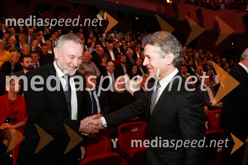  Radko Luzar, L-Tek Elektronika; dr. Robert Golob, predsednik vlade RS55. podelitev Nagrad GZS za izjemne gospodarske in podjetniške dosežke