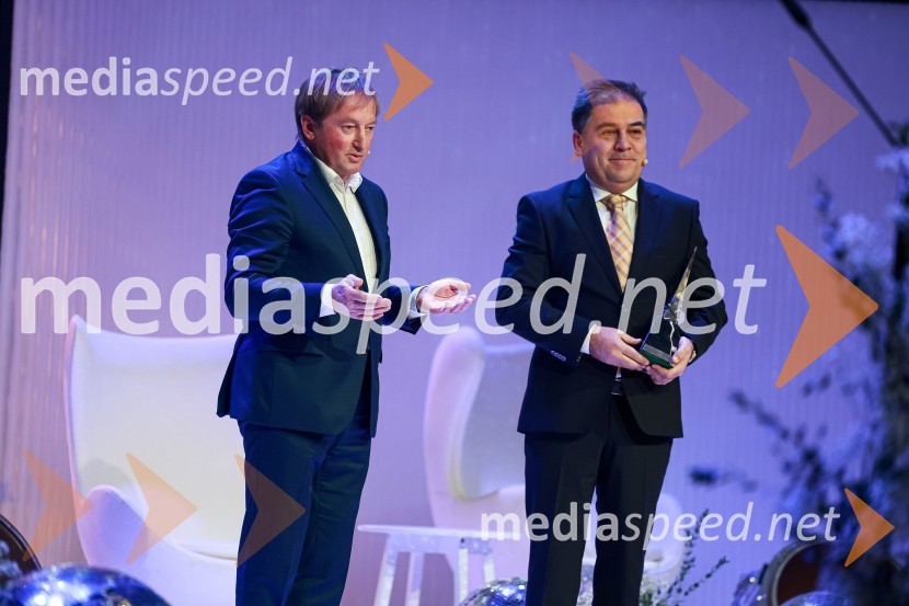  Bojan Križaj, nekdanji smučar;  Primož Mlačnik, direktor, KO-SI d.o.o55. podelitev Nagrad GZS za izjemne gospodarske in podjetniške dosežke