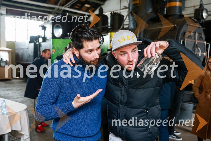  Uroš Bitenc, moderator, vplivnež;  Dejan Krajnc, Dejan Dogaja58. festival Pivo in Cvetje, novinarska konferenca