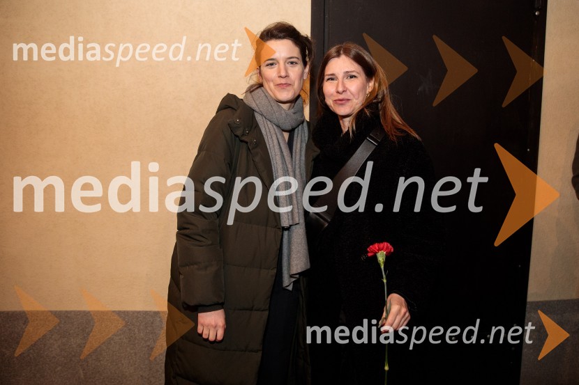  Tjaša Črnigoj, režiserka;  Alja Lobnik, direktorica, Zavod MaskaSpolna vzgoja II: IGRE, premiera, Nova Pošta, SMG Ljubljana