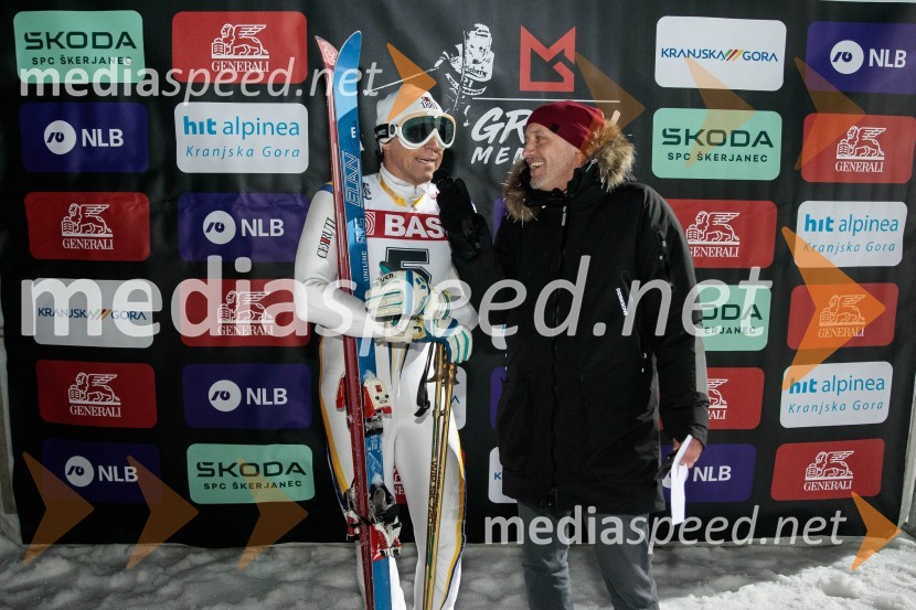  Sandi Murovec - Muri ,  kreator OI oblačil;  Peter Poles, televizijski voditeljGrubin memorial 2023