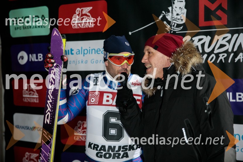  Uroš Zupan, direktor, Smučarska zveza Slovenije ;  Peter Poles, televizijski voditeljGrubin memorial 2023