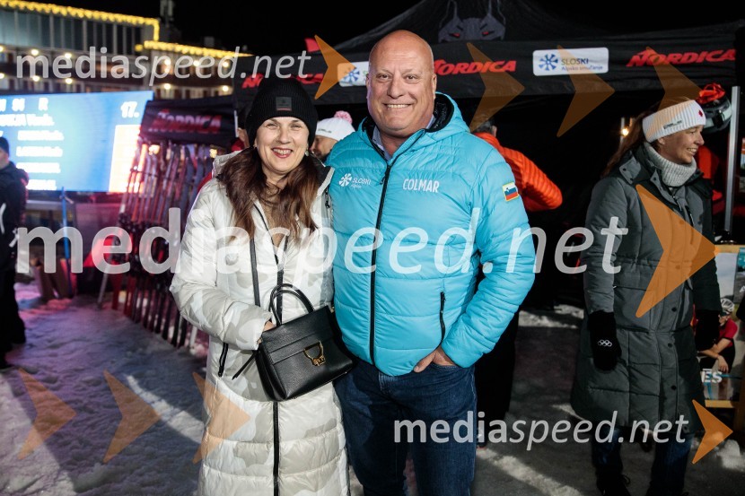  Maja Klančnik;  Iztok Klančnik, direktor Selectium Adriatics d.o.o., predsednik Zbora alpskih disciplin, Smučarska zveza SlovenijeGrubin memorial 2023