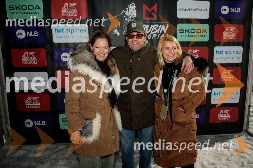  Urška Hrovat, nekdanja smučarka;  Gregor Skočir, pevec skupine Big Foot Mama;  Alenka  Dovžan, nekdanja smučarkaGrubin memorial 2023