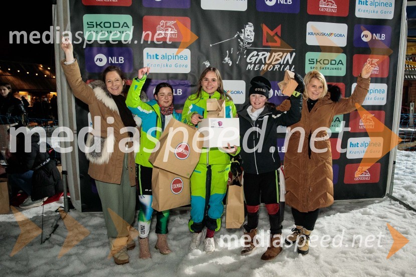  Urška Hrovat, nekdanja smučarka;  ... ;  ... ;  ... ;  Alenka  Dovžan, nekdanja smučarkaGrubin memorial 2023