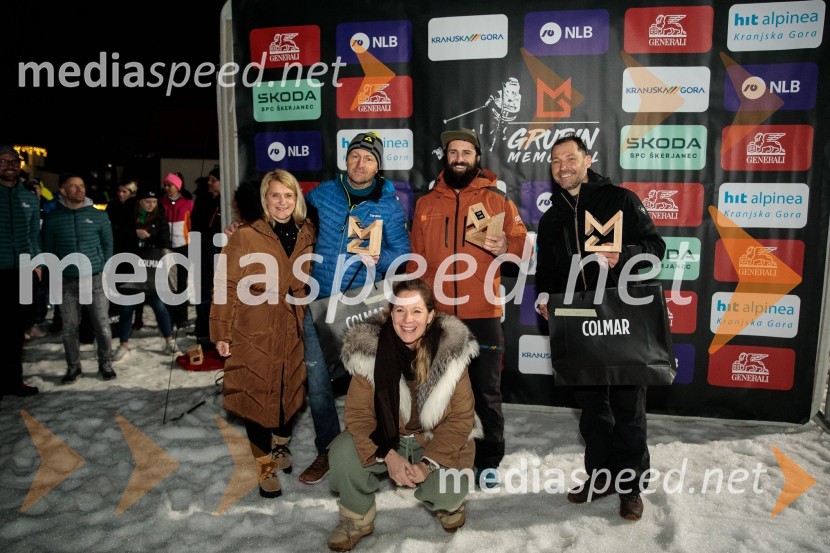  Alenka  Dovžan, nekdanja smučarka;  Boštjan Brus;  Urška Hrovat, nekdanja smučarka;  Luka Vidic;  Matej PogačnikGrubin memorial 2023