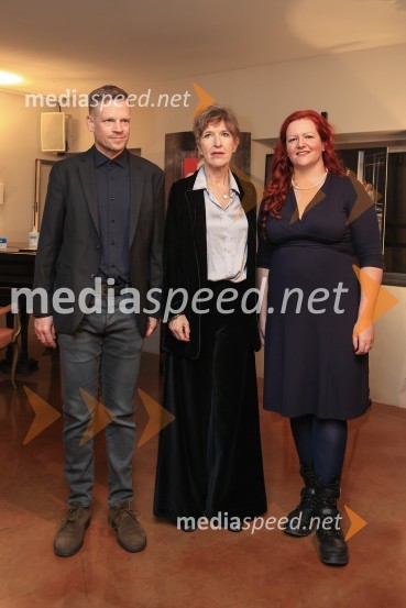  Luka Nabergoj, pomočnik ravnateljice SNG Drama Ljubljana;  Vesna Jurca Tadel, ravnateljice SNG Drama Ljubljana;  ... Gospa Dalloway, premiera, SNG Drama Ljubljana