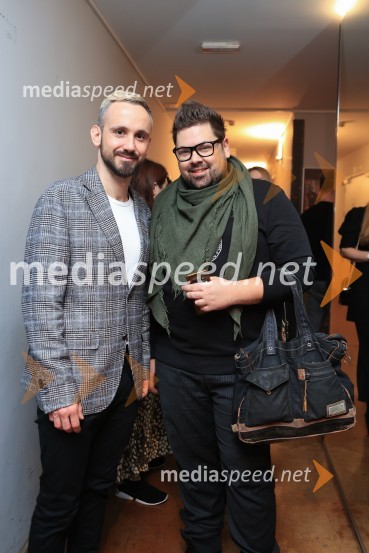  Jernej Pristov, vodja službe za odnose z javnostmi SNG Drama Ljubljana;  Nejc Simšič, novinarGospa Dalloway, premiera, SNG Drama Ljubljana