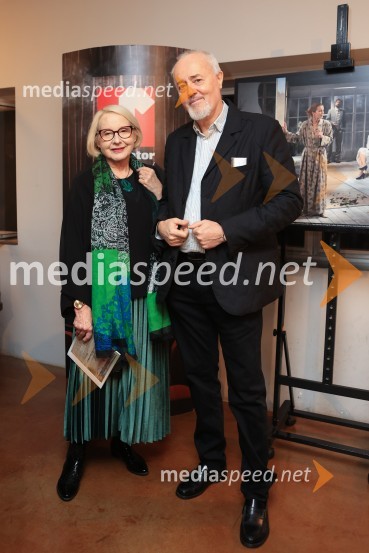 Mama in oče Ive BabičGospa Dalloway, premiera, SNG Drama Ljubljana