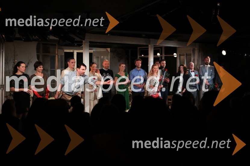  Eva Kraševec, dramaturginja;  Saša Pavlin Stošić, igralka;  Saša Tabaković, igralec, nekdanji poslanec SMC;  Gorazd  Logar, igralec;  Iva Babić, igralka;  Tomislav Zajec, hrvaški pisec;  Maša Derganc, igralka;  Peter Petkovšek, režiser;  Saša  Mihelčič, igralka;  Urban Zorko, dramaturg, snemalec, režiser;  ... ;  Vojko Zidar, igralec;  Uroš Fürst, igralec;  ... Gospa Dalloway, premiera, SNG Drama Ljubljana