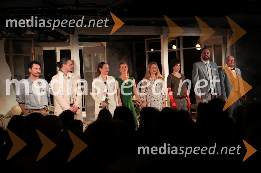  Saša Tabaković, igralec, nekdanji poslanec SMC;  Gorazd  Logar, igralec;  Iva Babić, igralka;  Maša Derganc, igralka;  Saša  Mihelčič, igralka;  Saša Pavlin Stošić, igralka;  Uroš Fürst, igralec;  Vojko Zidar, igralecGospa Dalloway, premiera, SNG Drama Ljubljana