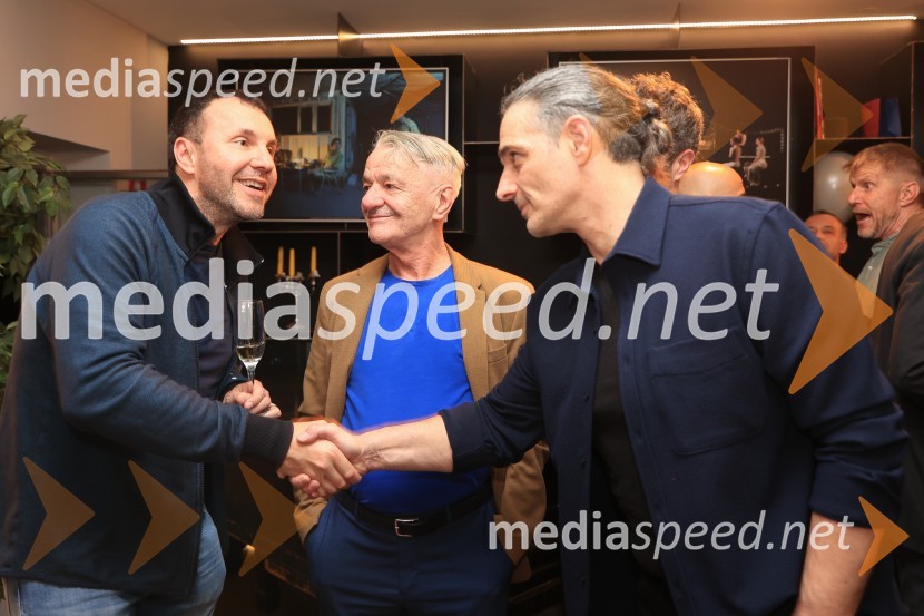  Jernej Dirnbek - Dimek, skupina MI2;  Vojko Zidar, igralec;  Gorazd  Logar, igralecGospa Dalloway, premiera, SNG Drama Ljubljana