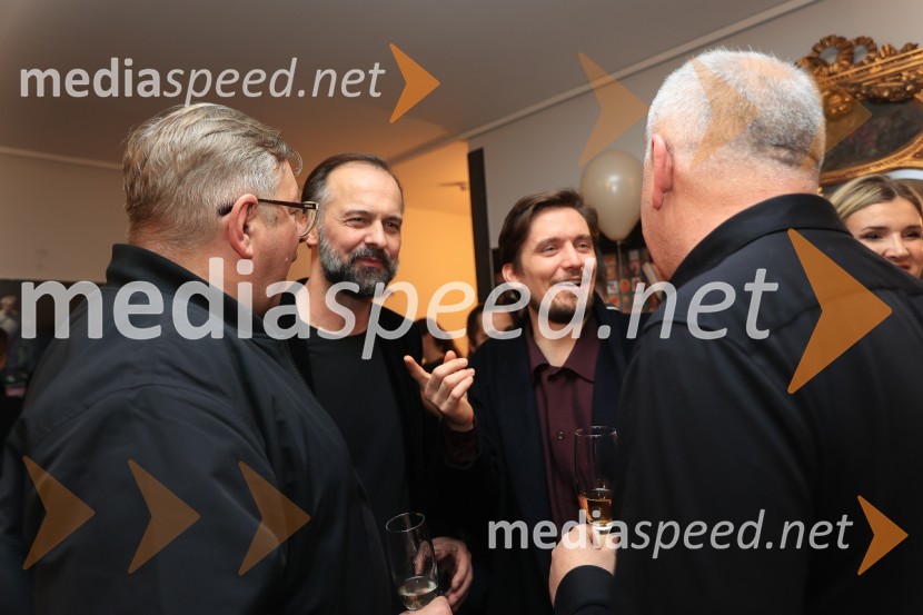  Robert Waltl, direktor, Mini teater;  Uroš Fürst, igralec;  Klemen Janežič, igralec Gospa Dalloway, premiera, SNG Drama Ljubljana