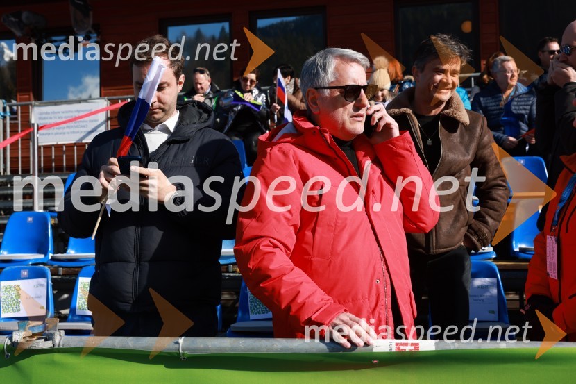  Rok Capl, v.d. direktor, Spirit Slovenia;  Matjaž Han, minister za gospodarski razvoj in tehnologijo62. Pokal Vitranc, sobota