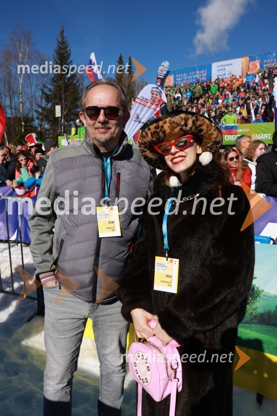  Jurij Zavšnik, urednik EkipaSN;  Veronika Steiner, novinarka, Ekipa Sportske novosti62. Pokal Vitranc, sobota